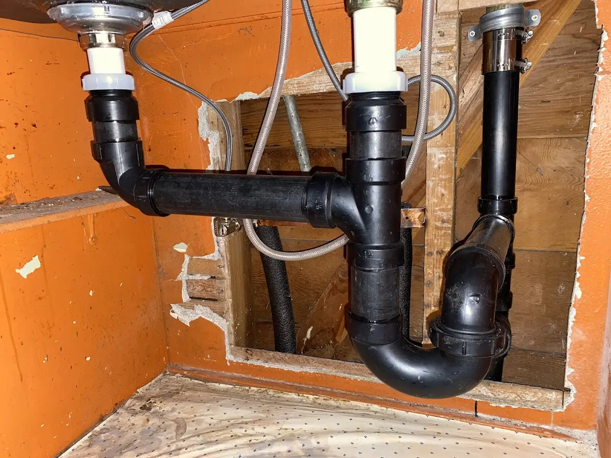 Professional Repiping Services equipment and tools on the job in Cliffside Park